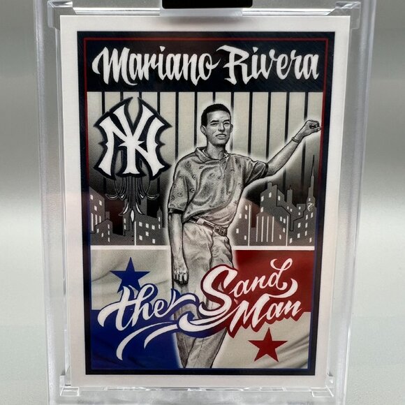 Topps Project 2020 #131 1992 Mariano Rivera Mister Cartoon Baseball Card Yankees - Picture 3 of 6